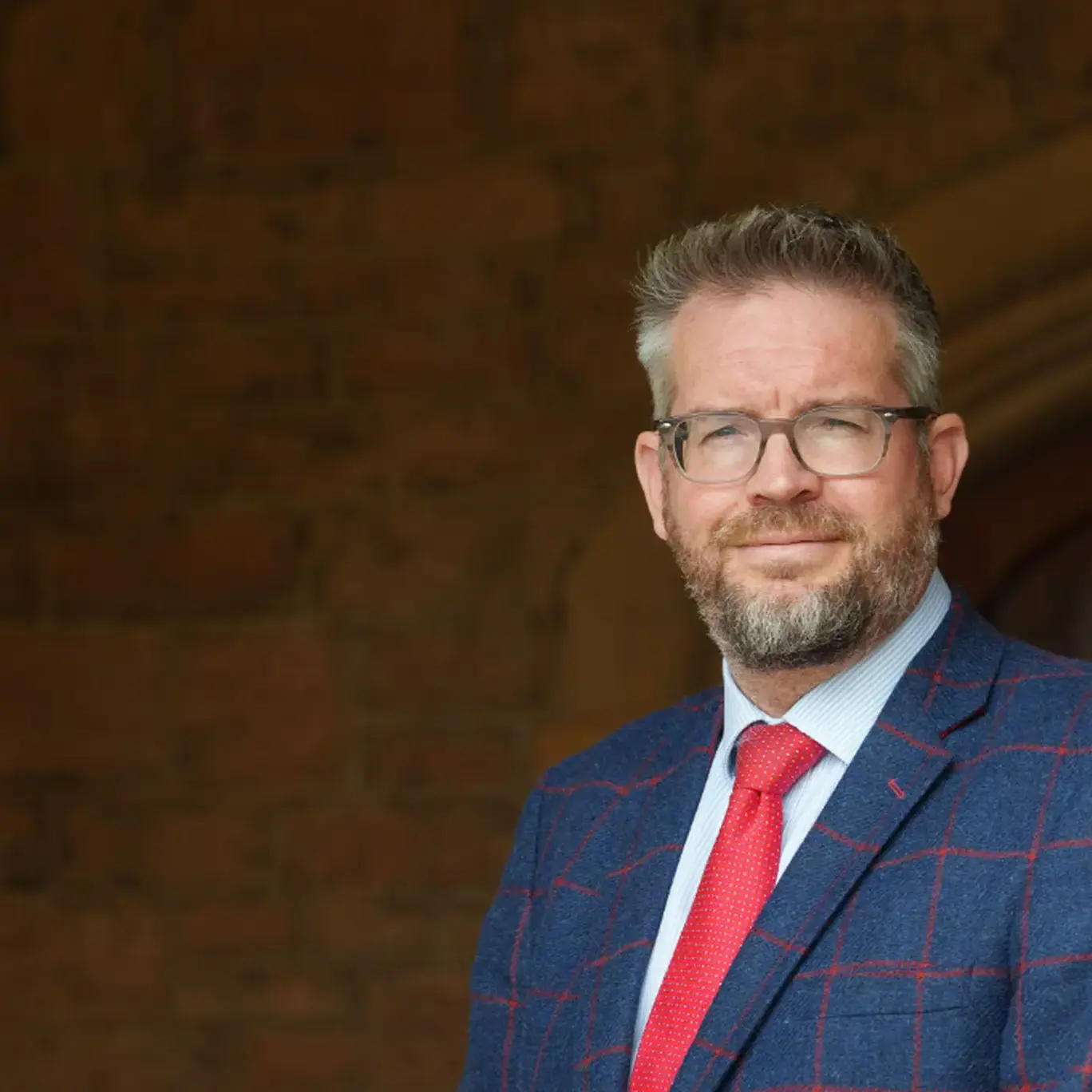 Portrait of Mr Bart Wielenga, headteacher of Blundell's School, a private school in Devon